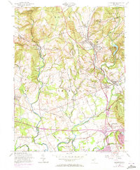 Gladstone 1954 topographic map thumbnail