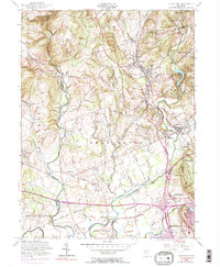 Gladstone 1954 topographic map thumbnail