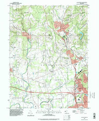 Gladstone 1995 topographic map thumbnail