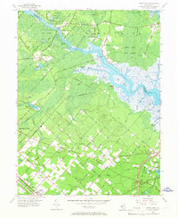Green Bank 1956 topographic map thumbnail
