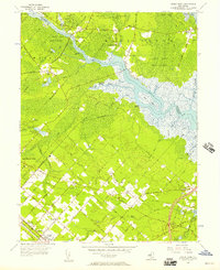 Green Bank 1956 topographic map thumbnail