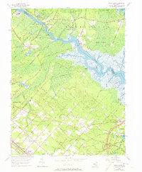 Green Bank 1956 topographic map thumbnail