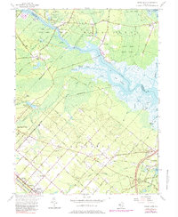 Green Bank 1956 topographic map thumbnail