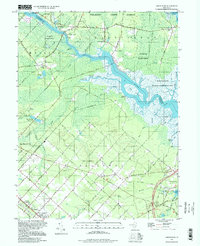 Green Bank 1997 topographic map thumbnail