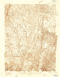 Hackensack 1934 topographic map preview