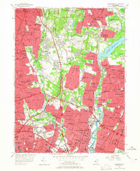 Hackensack 1955 topographic map thumbnail