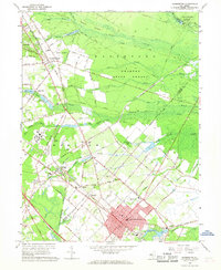 Hammonton 1966 topographic map thumbnail