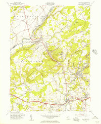 High Bridge 1954 topographic map thumbnail