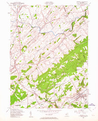Hopewell 1954 topographic map thumbnail
