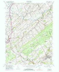 Hopewell 1954 topographic map thumbnail