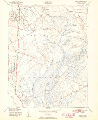 Indian Mills 1951 topographic map thumbnail