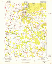 Jamesburg 1953 topographic map thumbnail