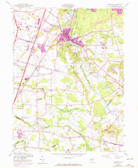 Jamesburg 1953 topographic map thumbnail