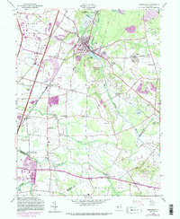Jamesburg 1953 topographic map thumbnail