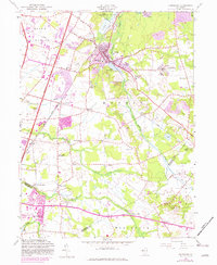 Jamesburg 1953 topographic map thumbnail