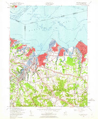 Keyport 1954 topographic map thumbnail