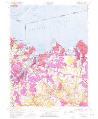 Keyport 1954 topographic map thumbnail