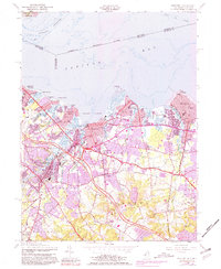 Keyport 1954 topographic map thumbnail
