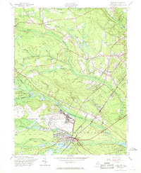 Lakehurst 1957 topographic map thumbnail