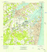 Long Branch 1954 topographic map thumbnail