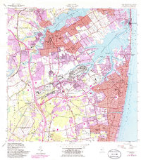 Long Branch 1954 topographic map thumbnail
