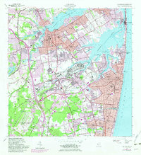 Long Branch 1954 topographic map thumbnail