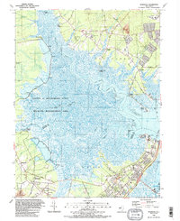 Marmora 1989 topographic map thumbnail