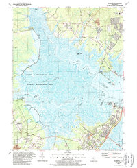 Marmora 1989 topographic map thumbnail