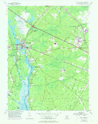 Mays Landing 1955 topographic map thumbnail