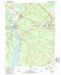 Mays Landing 1989 topographic map thumbnail