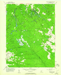 Medford Lakes 1953 topographic map preview