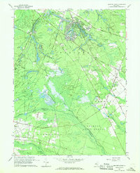 Medford Lakes 1967 topographic map thumbnail