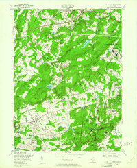 Mendham 1954 topographic map thumbnail