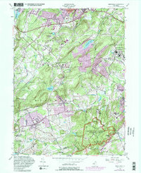 Mendham 1954 topographic map thumbnail