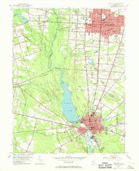 Millville 1953 topographic map thumbnail