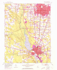Millville 1953 topographic map thumbnail