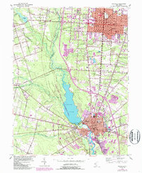 Millville 1953 topographic map thumbnail