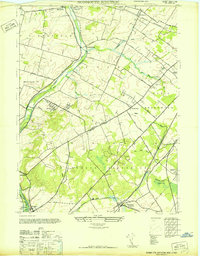 Monmouth Junction 1947 topographic map thumbnail