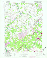 Monmouth Junction 1954 topographic map thumbnail