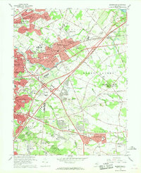 Moorestown 1966 topographic map thumbnail