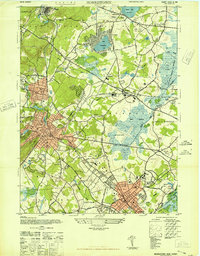 Morristown 1947 topographic map thumbnail