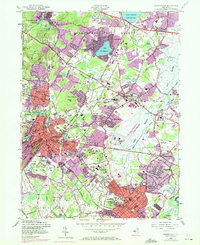Morristown 1954 topographic map thumbnail