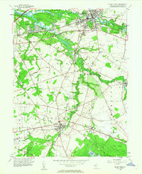 Mount Holly 1953 topographic map thumbnail