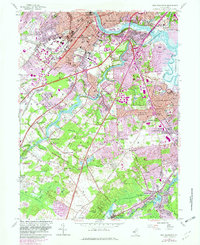 New Brunswick 1954 topographic map thumbnail