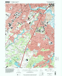 New Brunswick 1995 topographic map thumbnail