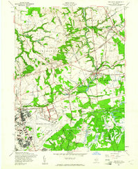 New Egypt 1957 topographic map thumbnail