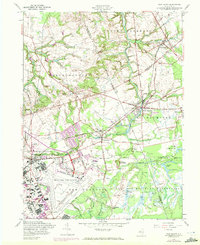 New Egypt 1957 topographic map thumbnail