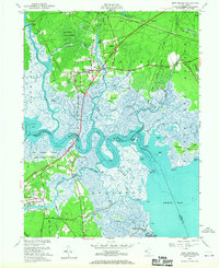 New Gretna 1951 topographic map thumbnail