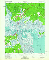 New Gretna 1951 topographic map thumbnail