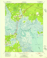 New Gretna 1951 topographic map thumbnail